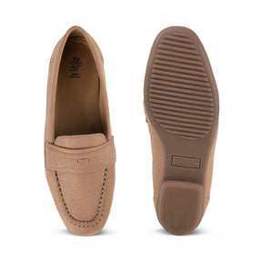 Tresmode Bework Beige Women's Casual Loafers