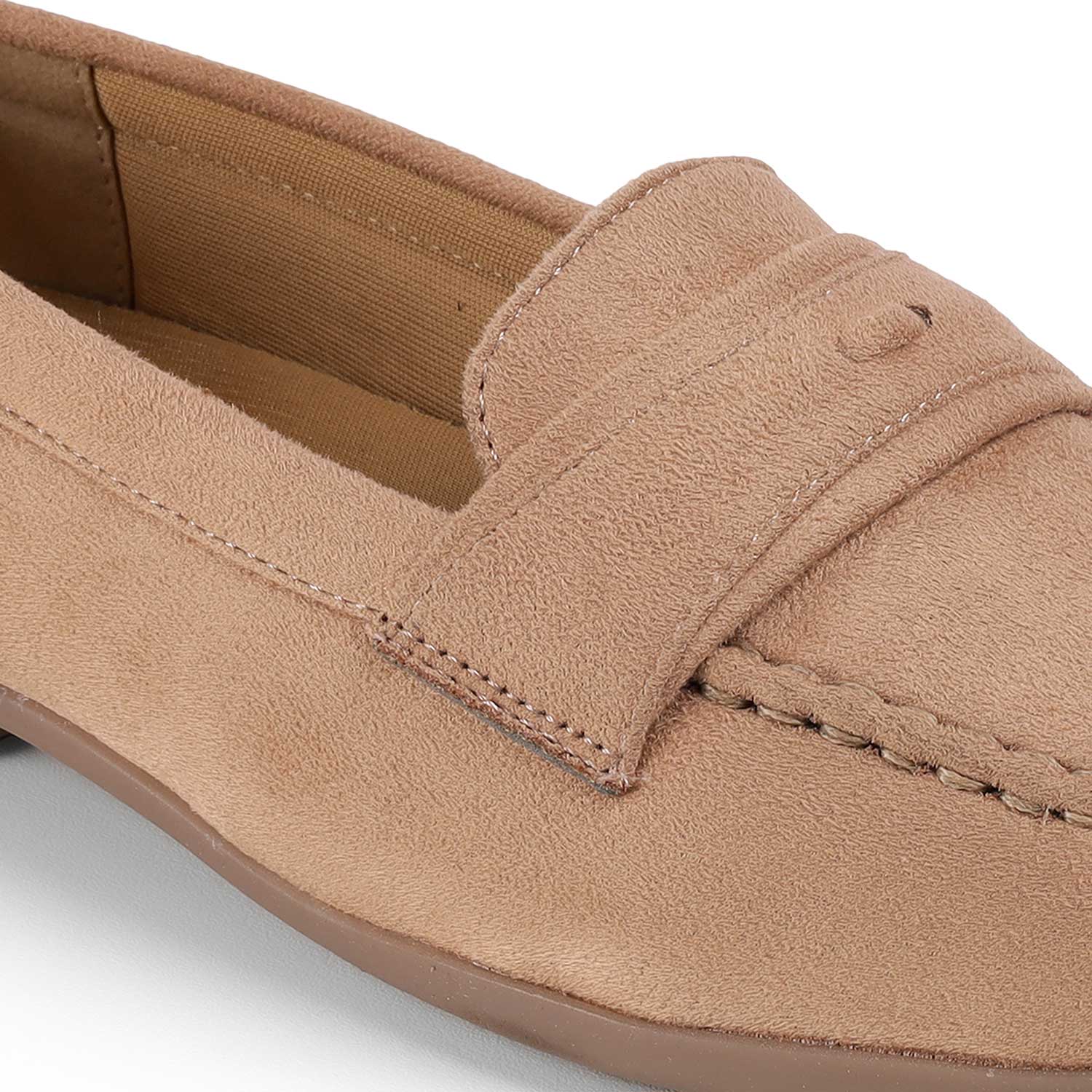 Tresmode Bework Beige Women's Casual Loafers