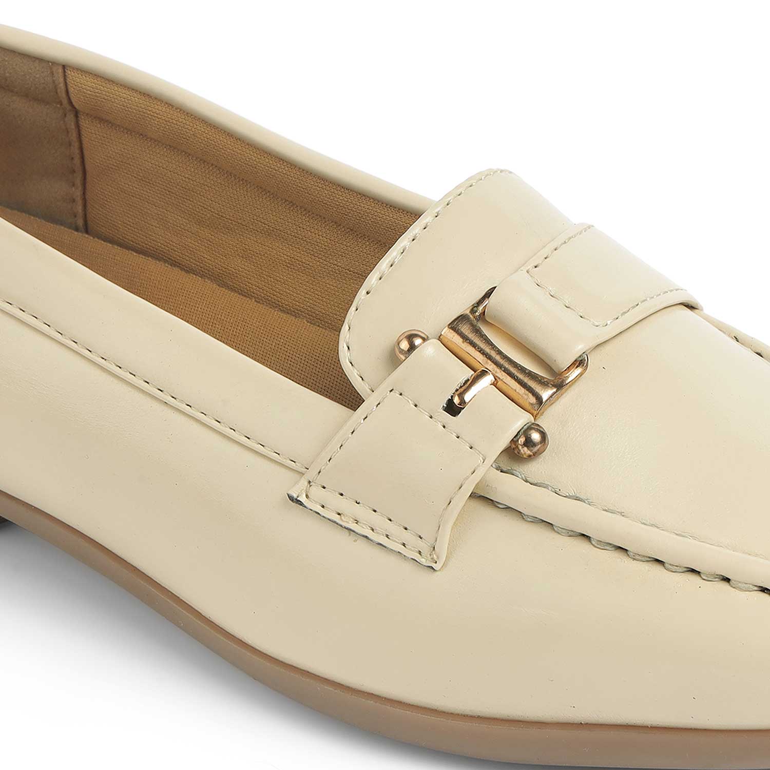 Tresmode Ceclose Beige Women's Casual Loafers