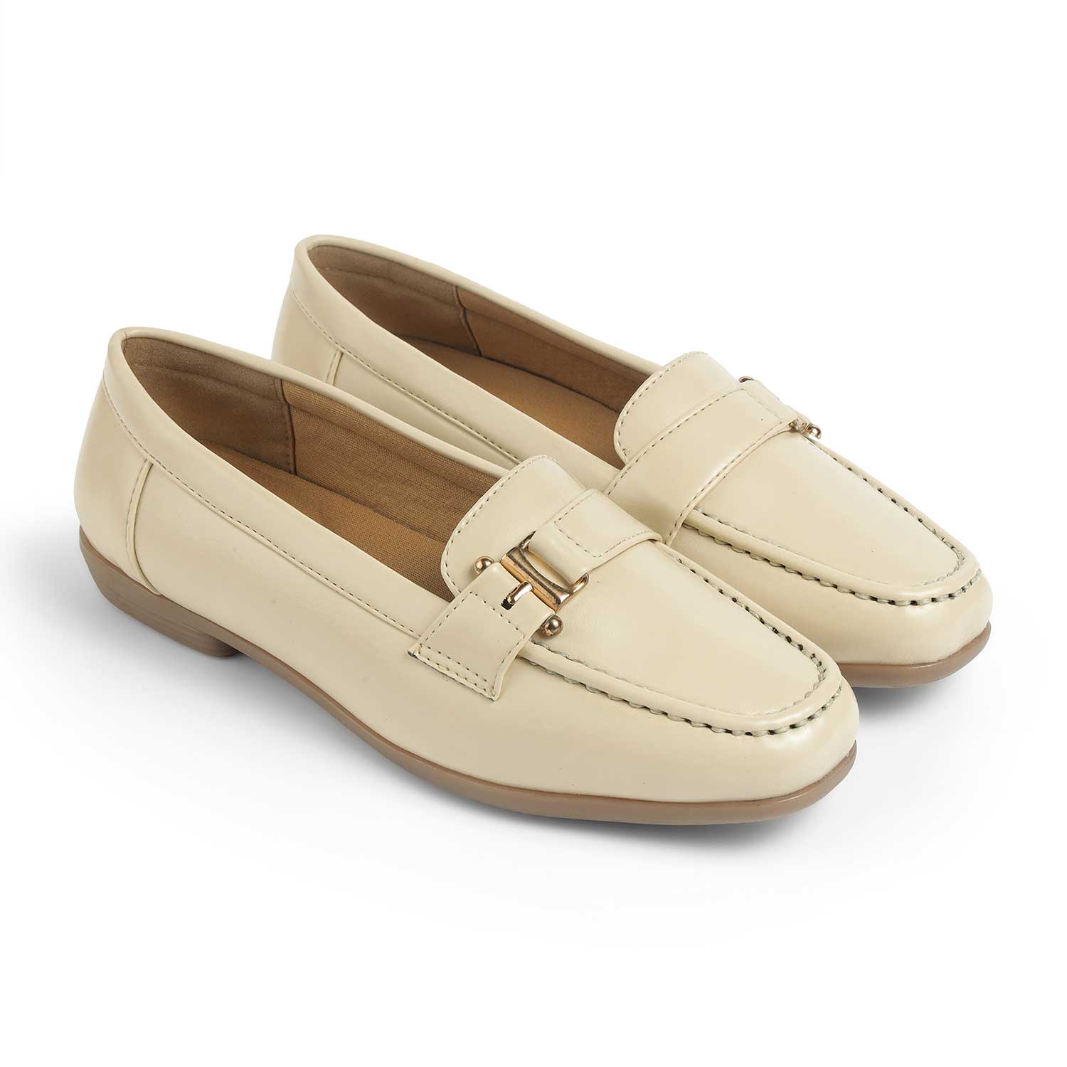 Tresmode Ceclose Beige Women's Casual Loafers
