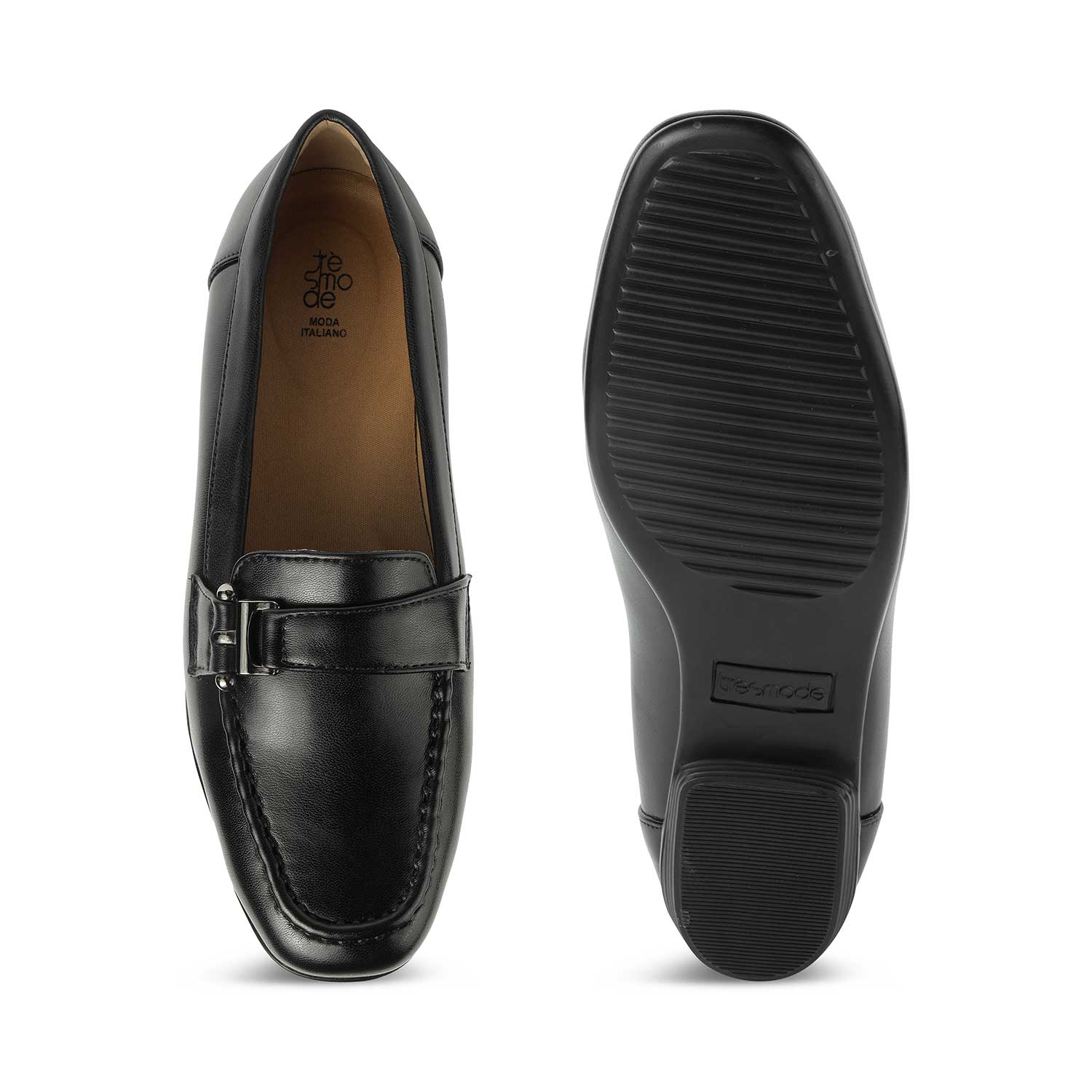 Tresmode Ceclose Black Women's Casual Loafers