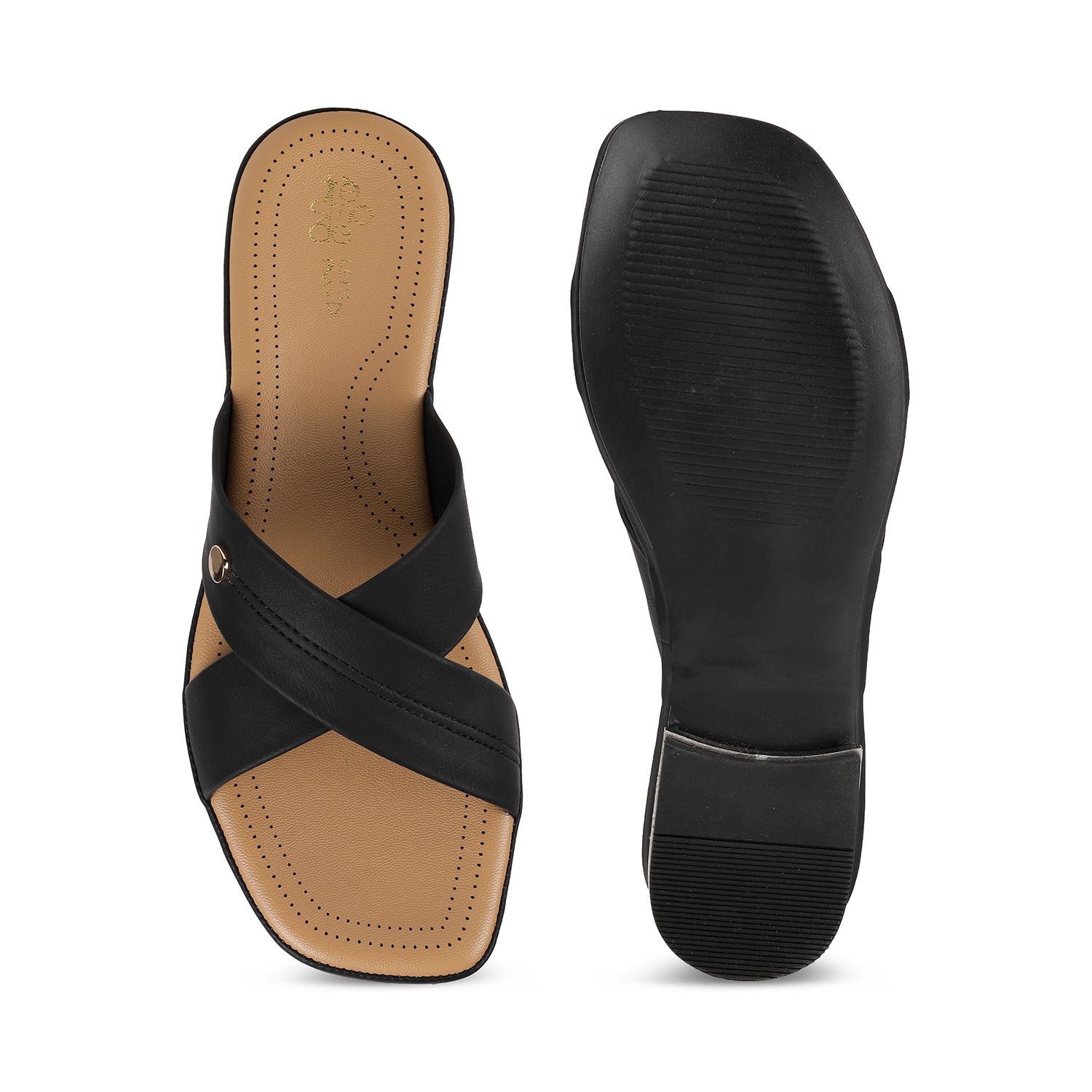 Tresmode Cro Black Women's Dress Sandals