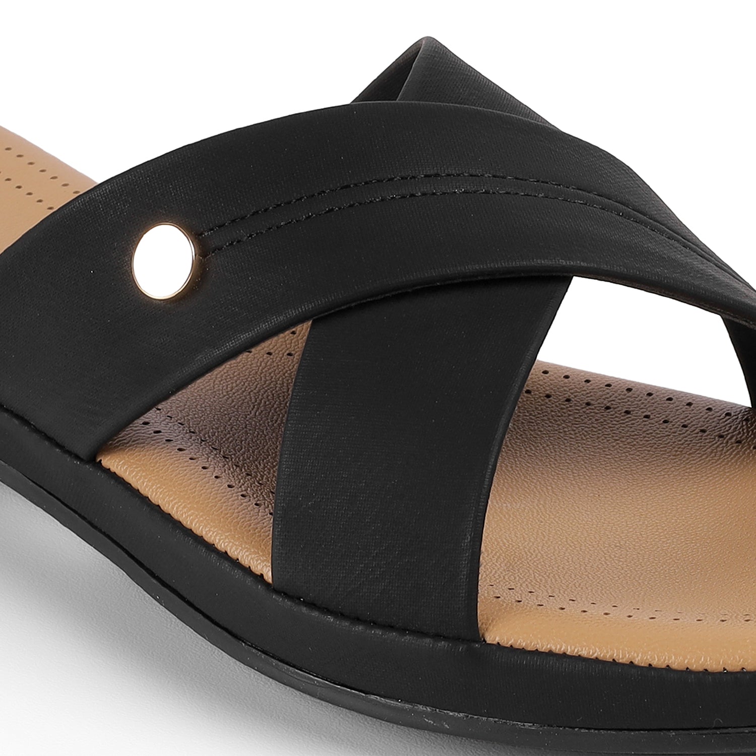 Tresmode Cro Black Women's Dress Sandals