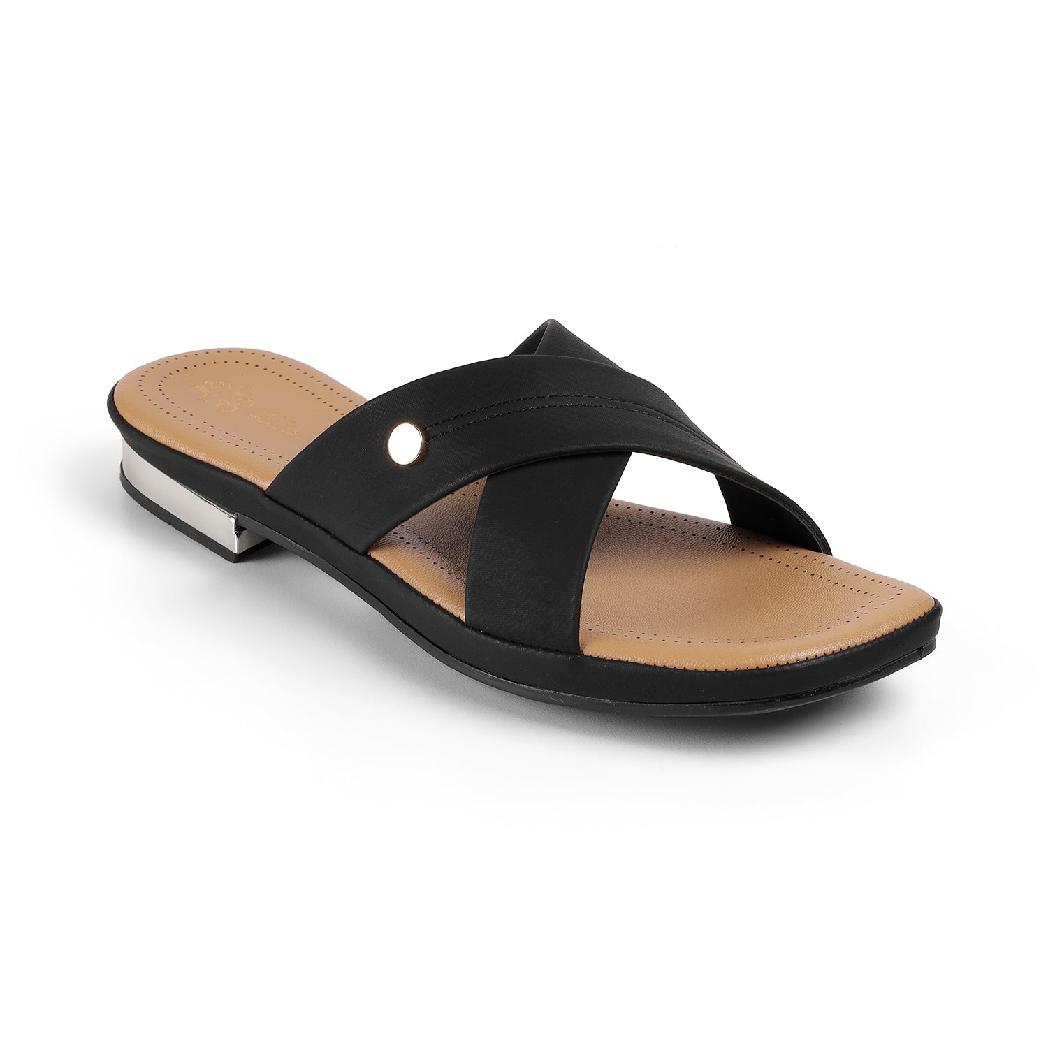 Tresmode Cro Black Women's Dress Sandals