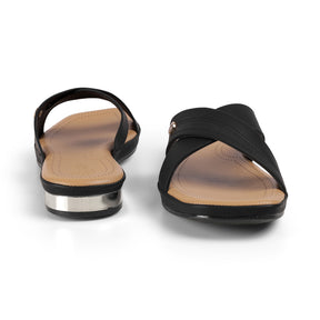 Tresmode Cro Black Women's Dress Sandals