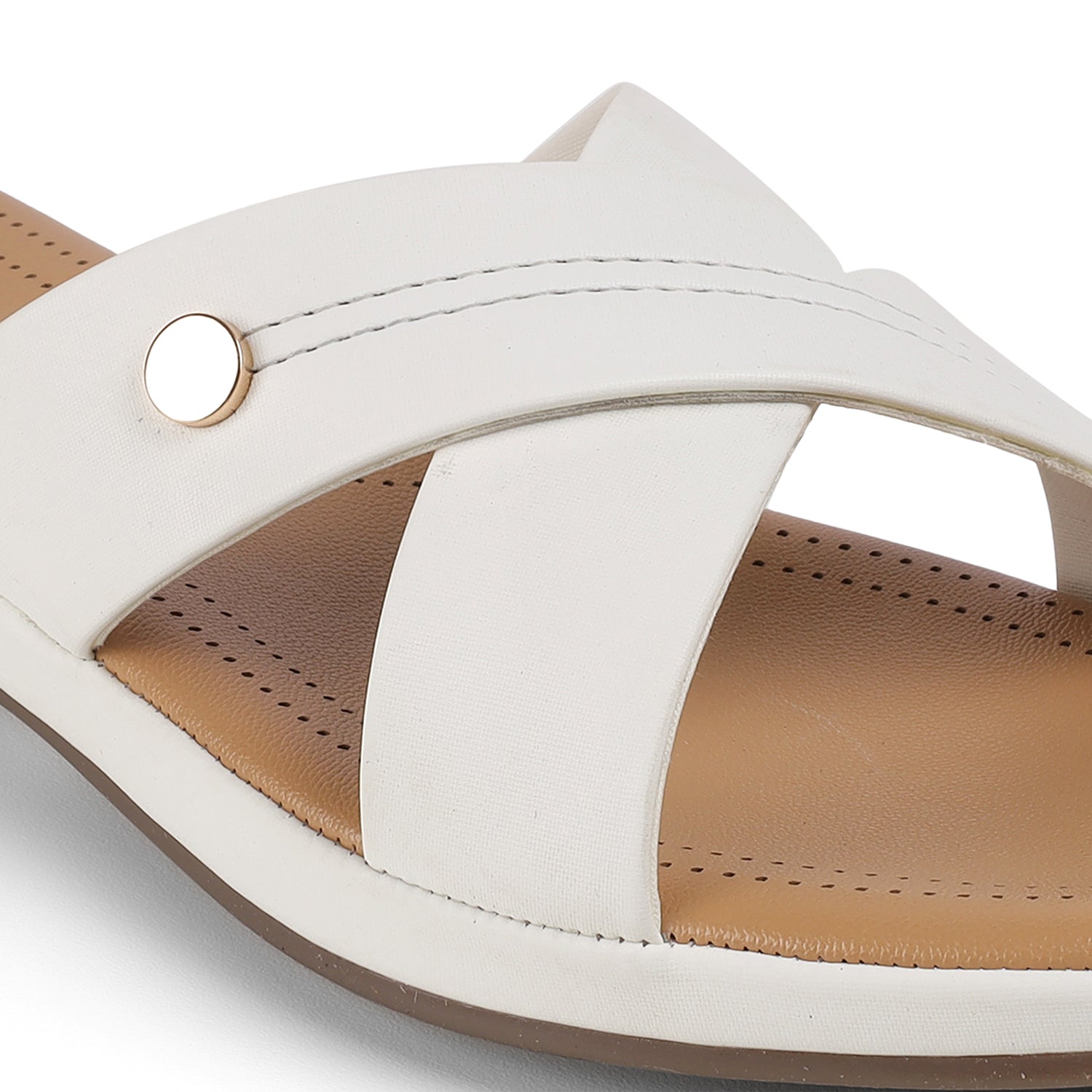 Tresmode Cro White Women's Dress Sandals