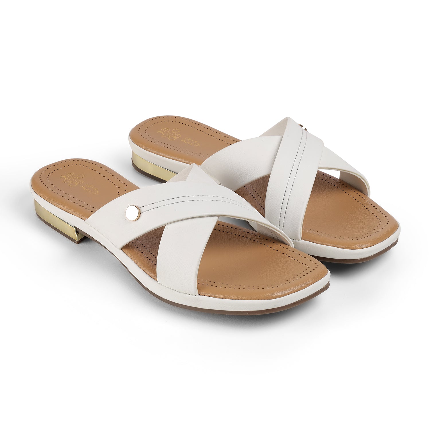 Tresmode Cro White Women's Dress Sandals
