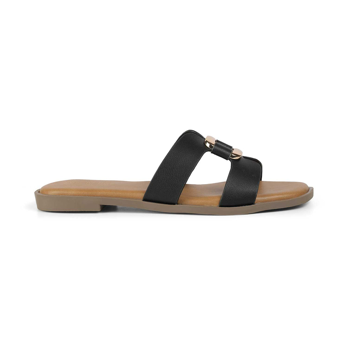 Tresmode Florun Black Women's Dress Flats