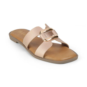 Tresmode Flroun Champagne Women's Dress Flats