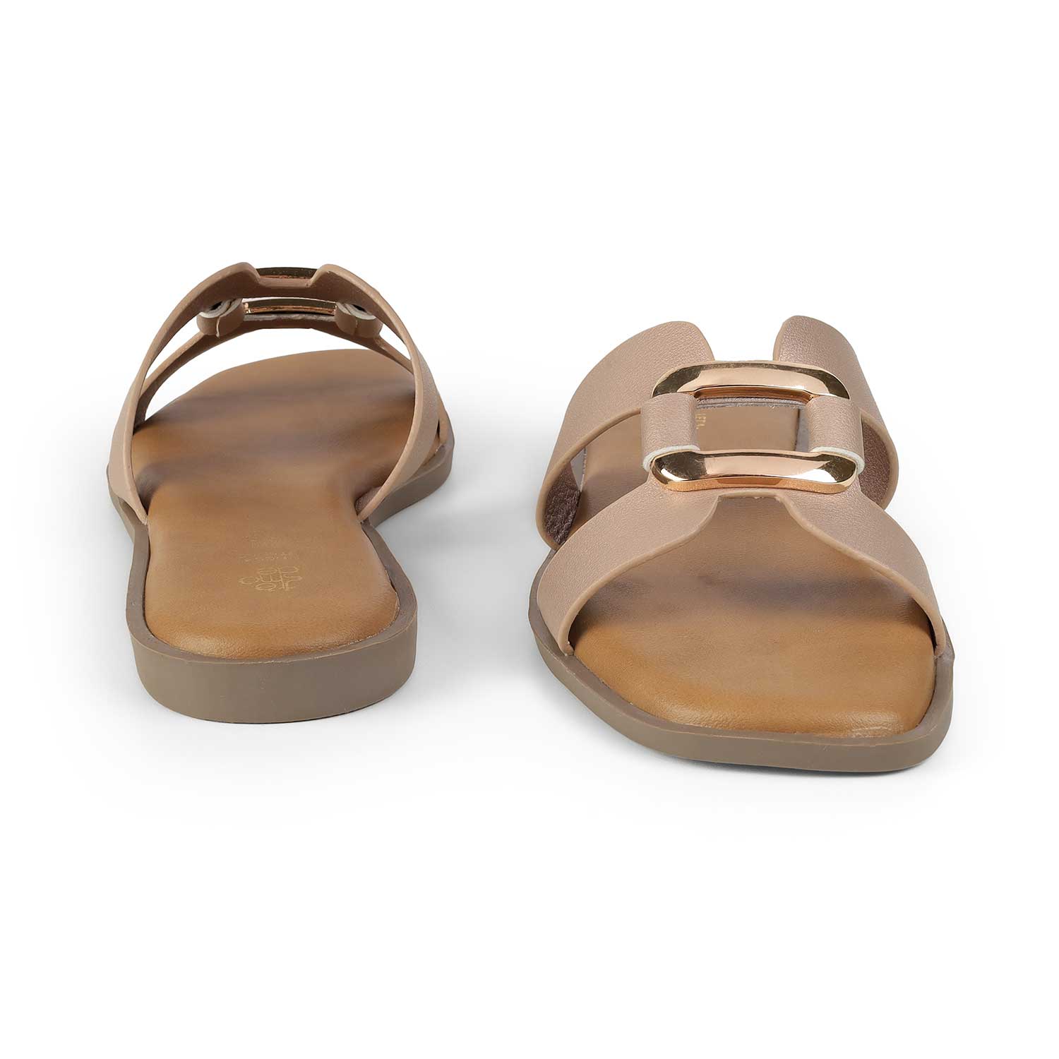 Tresmode Flroun Champagne Women's Dress Flats