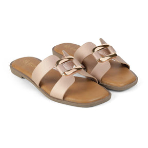 Tresmode Flroun Champagne Women's Dress Flats