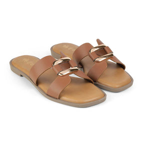 Tresmode Florun Tan Women's Dress Flats