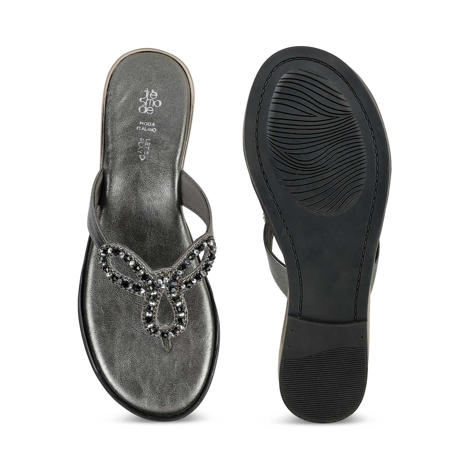 Tresmode Glow Pewter Women's Dress Flats