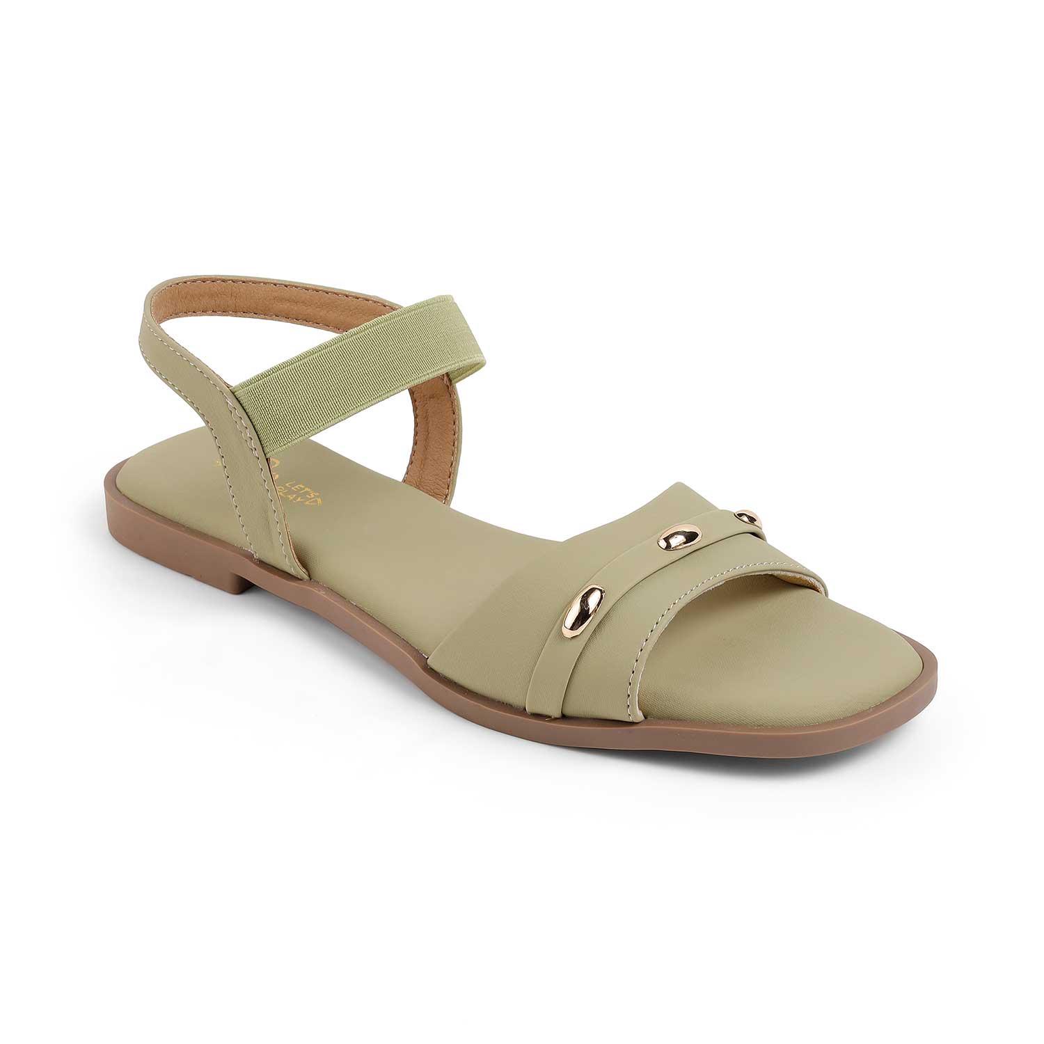 Tresmode Golstud Green Women's Casual Flats