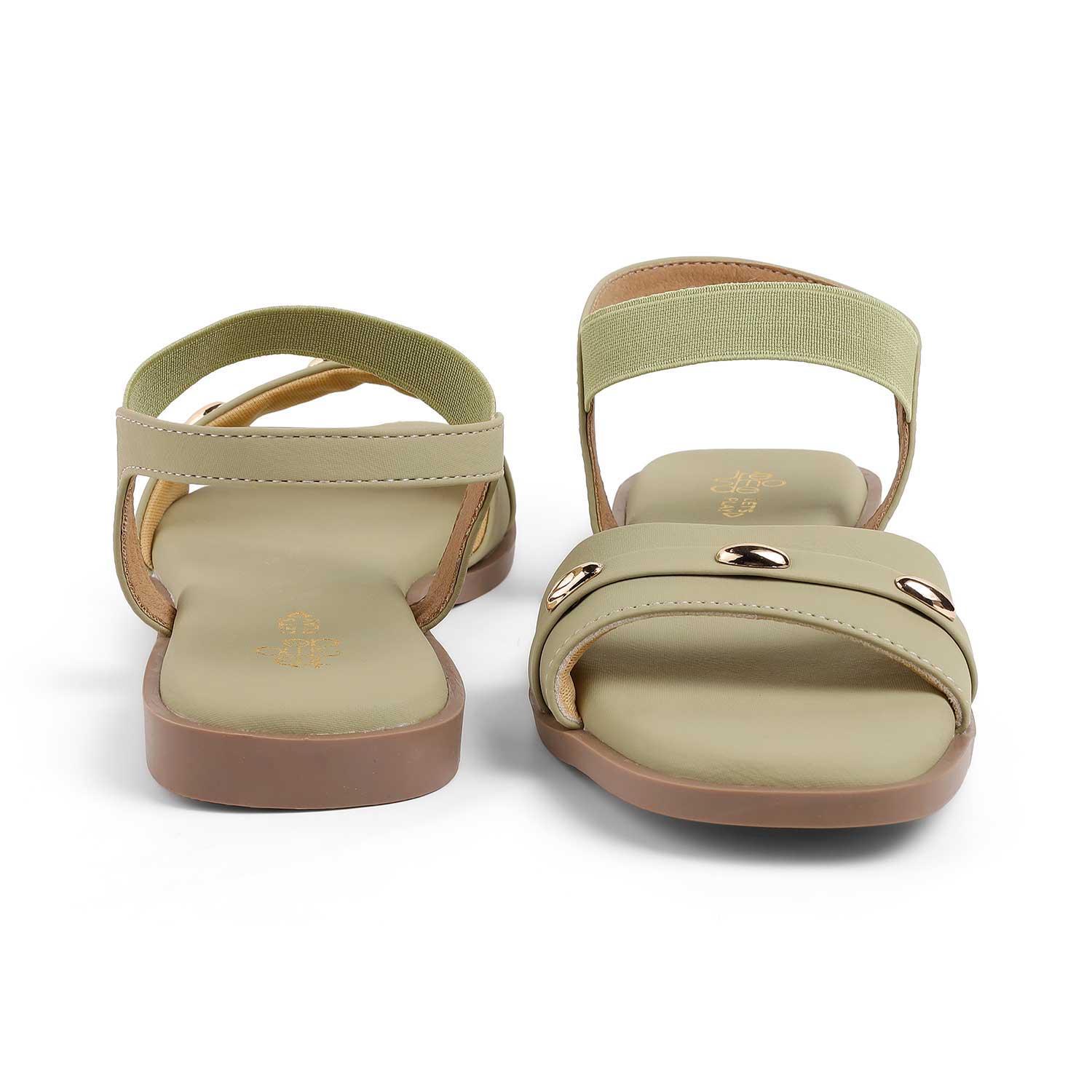 Tresmode Golstud Green Women's Casual Flats