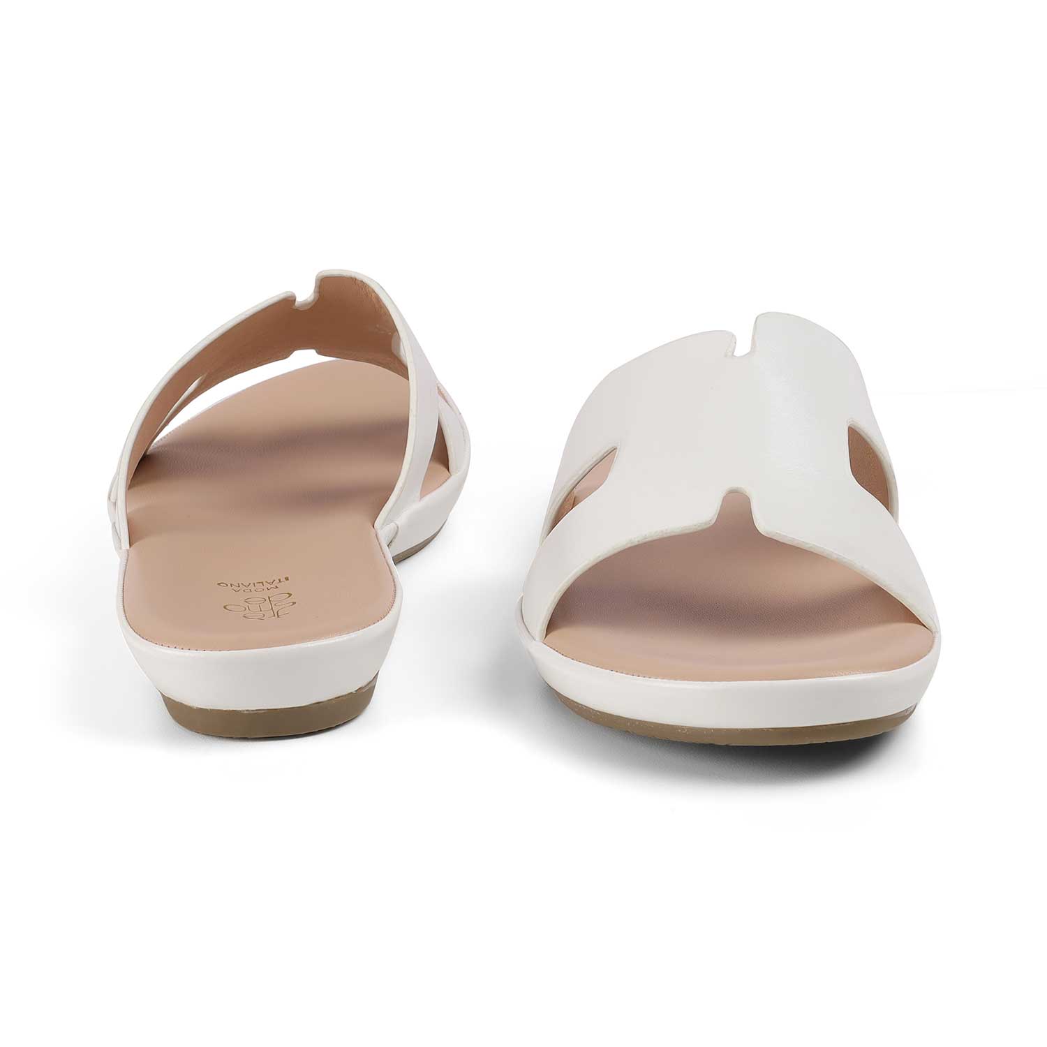 Tresmode Harl White Women's Casual Flats