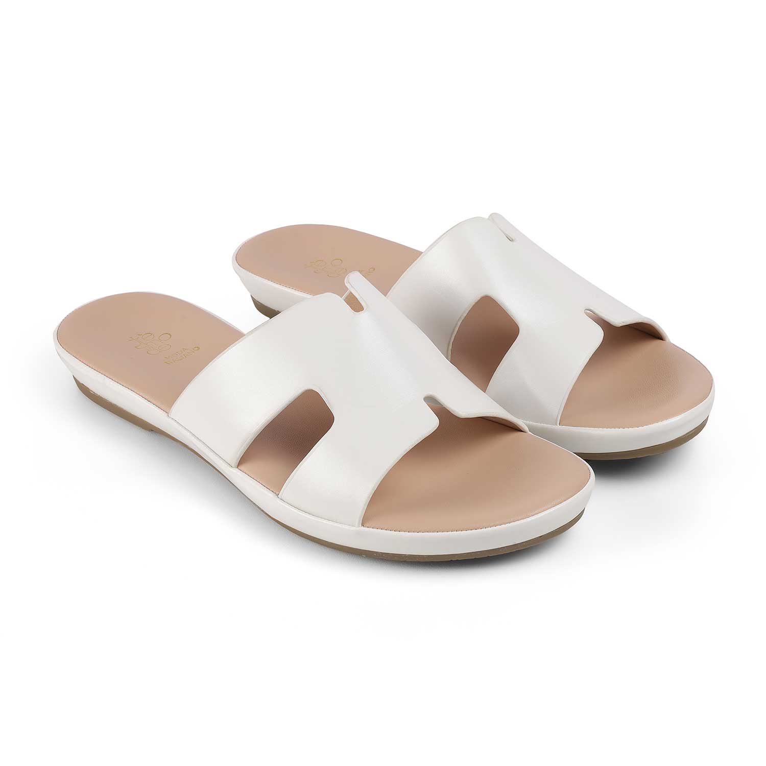 Tresmode Harl White Women's Casual Flats