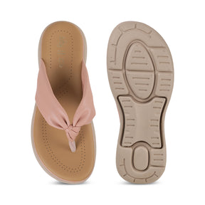 Tresmode Hobi Pink Women's Casual Wedge Sandals