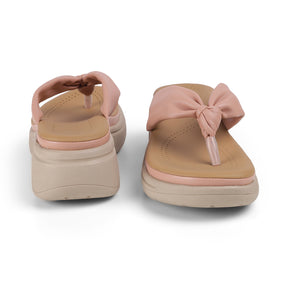 Tresmode Hobi Pink Women's Casual Wedge Sandals