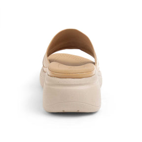 Tresmode Hosemb Beige Women's Dress Wedge Sandals