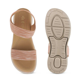 Tresmode Hosint Pink Women's Casual Wedge Sandals