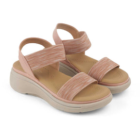 Tresmode Hosint Pink Women's Casual Wedge Sandals