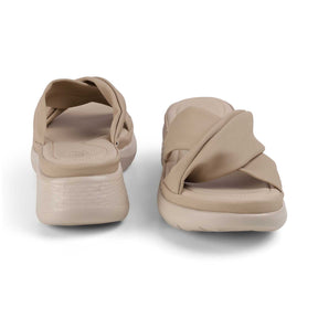 Tresmode Ian Beige Women's Casual Wedge Sandals