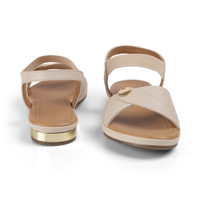 Tresmode Jero Cream Women's Dress Sandals