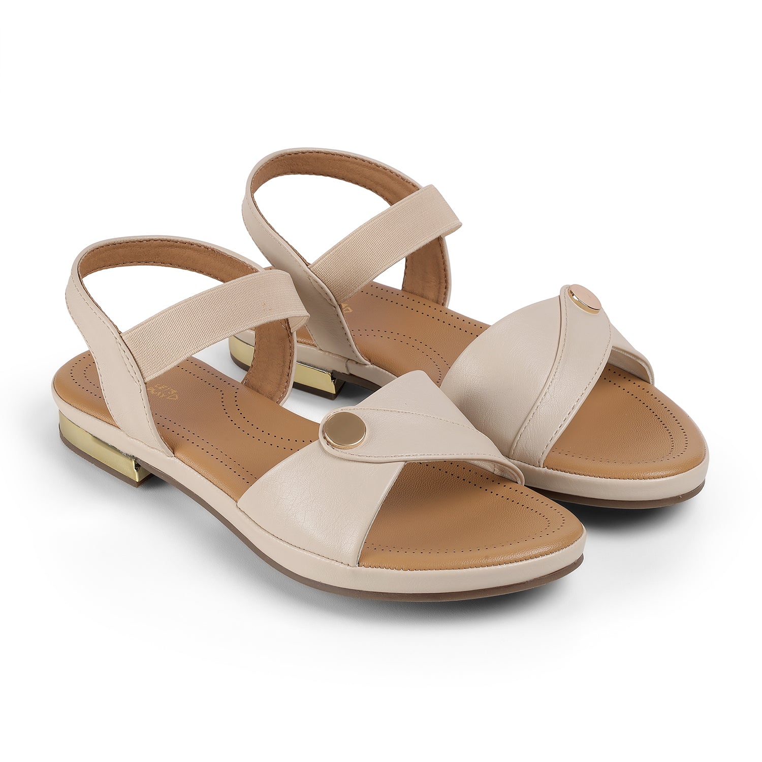 Tresmode Jero Cream Women's Dress Sandals