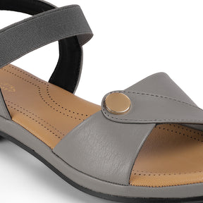 Tresmode Jero Grey Women's Dress Sandals