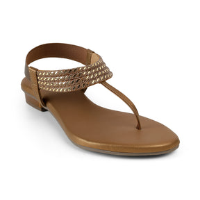 Tresmode Jewel Bronze Women's Dress Sandals