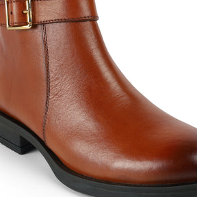 Tresmode Jill Tan Women's Ankle-length Boots