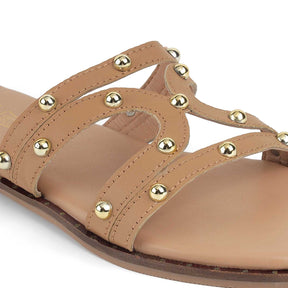 Tresmode Kilov Beige Women's Casual Flats