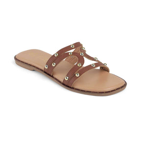 Tresmode Kilov Tan Women's Casual Flats