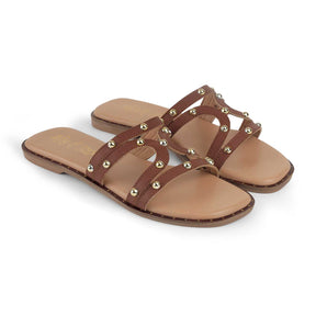 Tresmode Kilov Tan Women's Casual Flats
