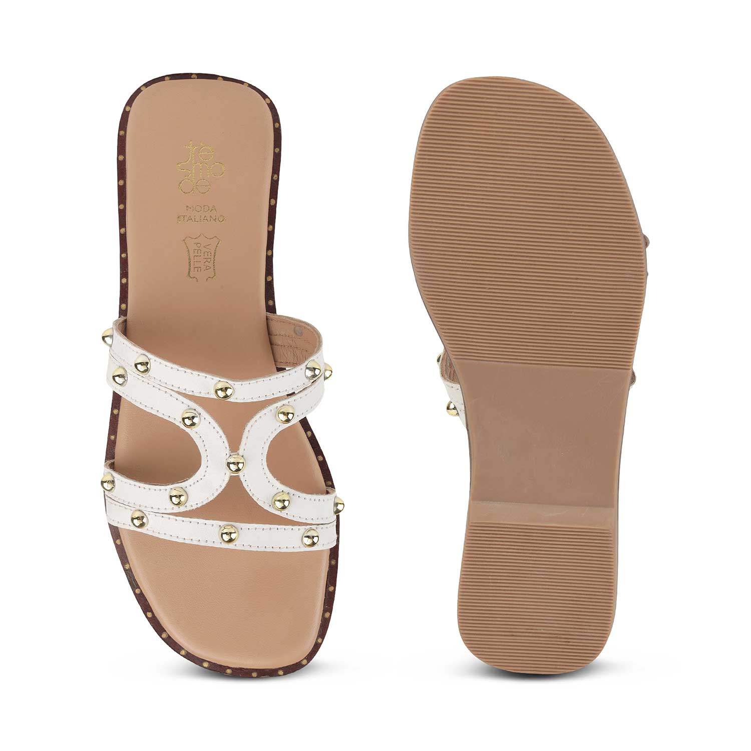Tresmode Kilov White Women's Casual Flats
