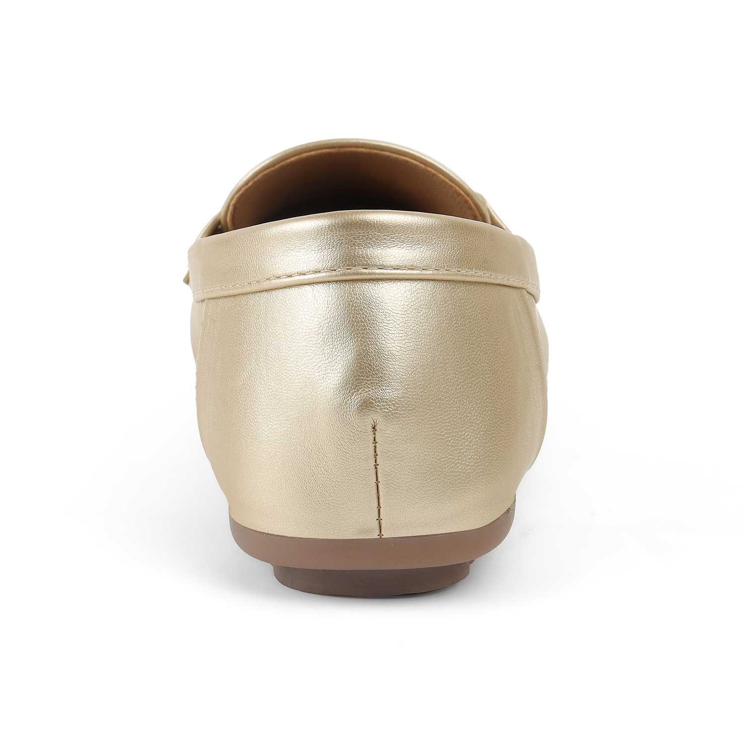 Tresmode Marcel Gold Women's Dress Loafers
