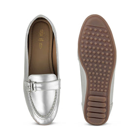 Tresmode Marcel Silver Women's Dress Loafers