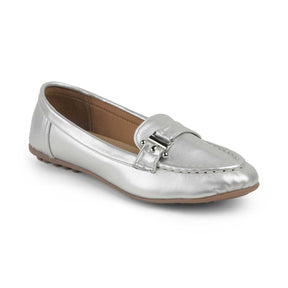 Tresmode Marcel Silver Women's Dress Loafers