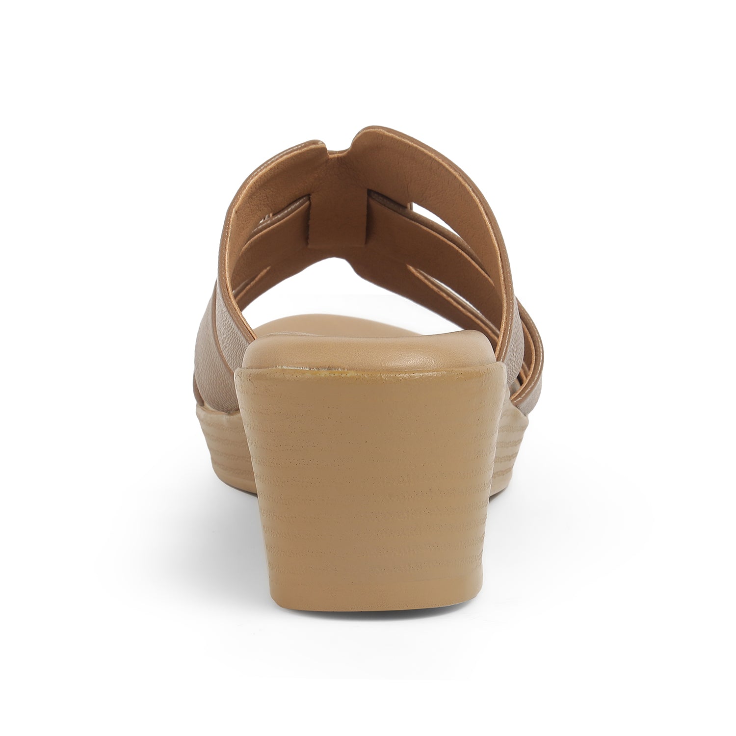 Tresmode Masili Beige Women's Casual Wedge Sandals