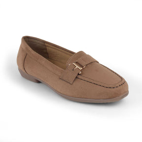 Tresmode Mil Beige Women's Casual Loafers