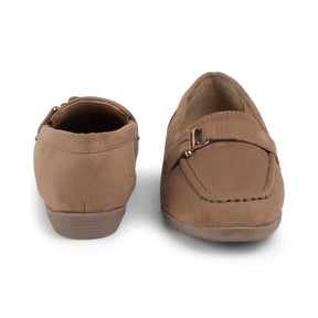 Tresmode Mil Beige Women's Casual Loafers