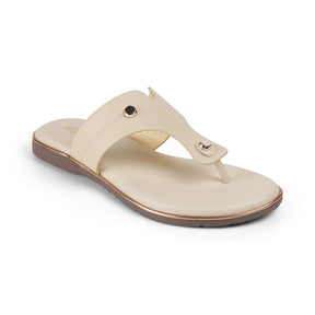 Tresmode Mimmo Cream Women's Dress Flats