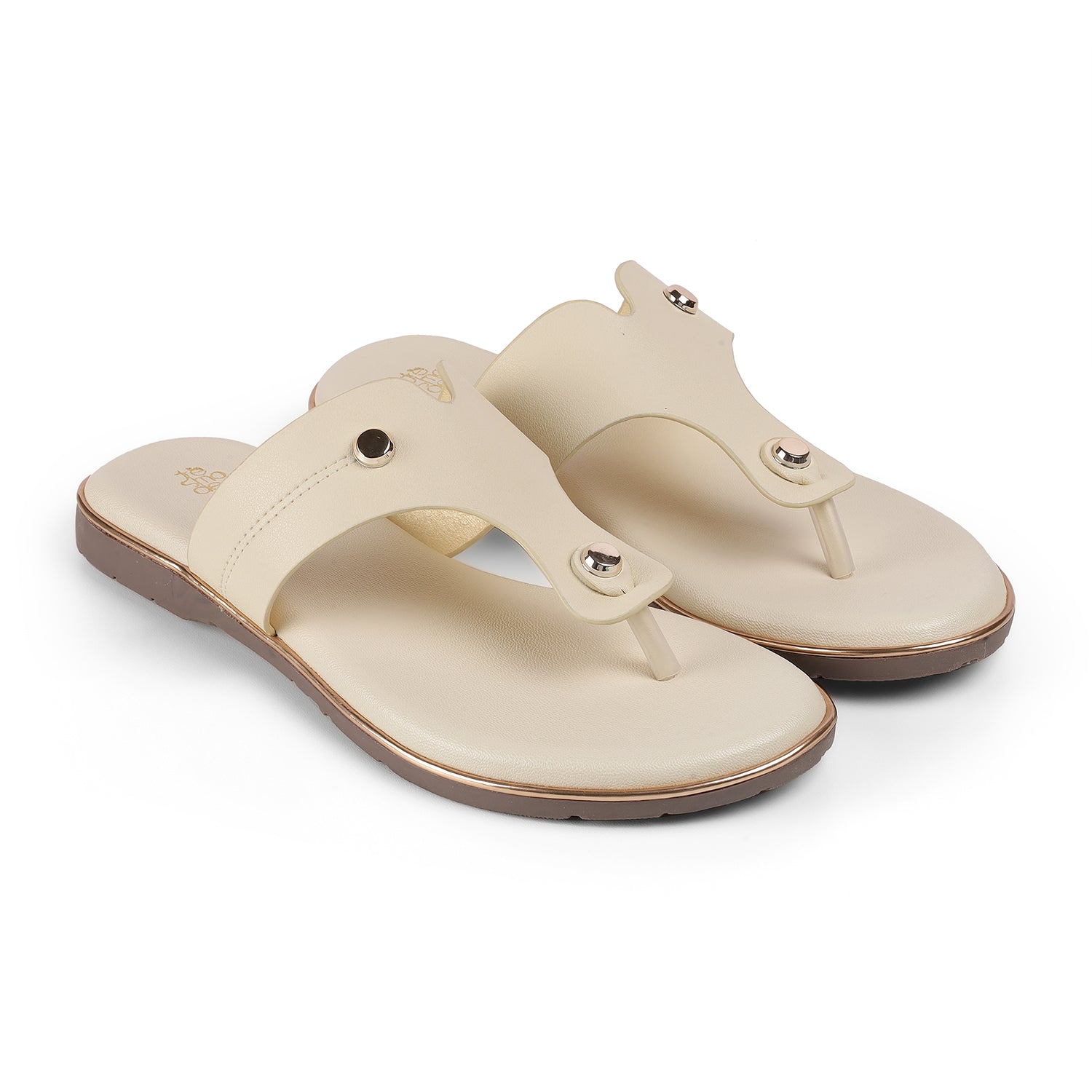 Tresmode Mimmo Cream Women's Dress Flats