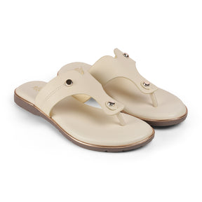 Tresmode Mimmo Cream Women's Dress Flats