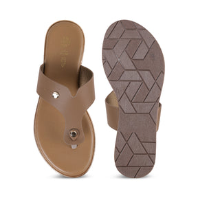 Tresmode Mimmo Taupe Women's Dress Flats