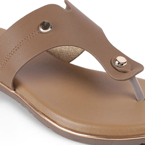 Tresmode Mimmo Taupe Women's Dress Flats