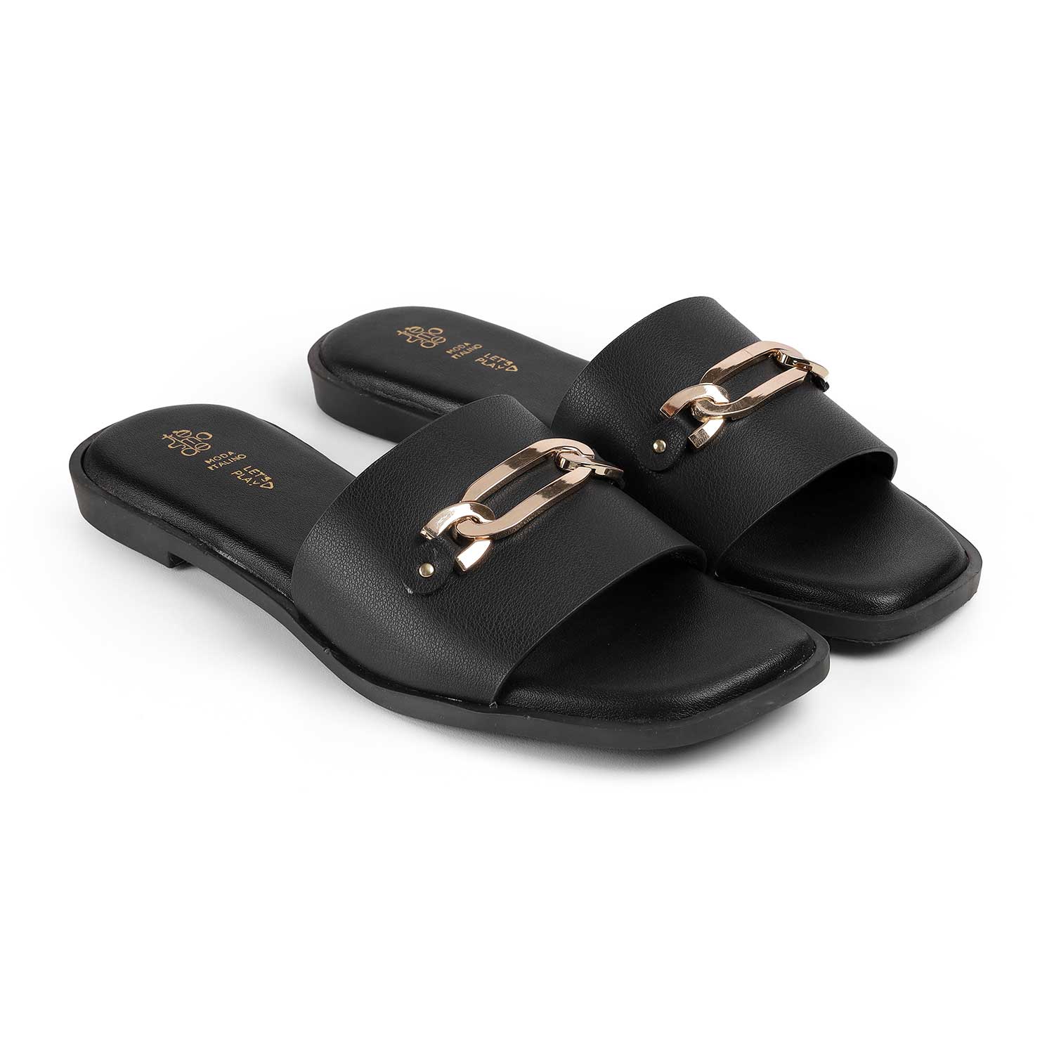Tresmode Minna Black Women's Dress Flats
