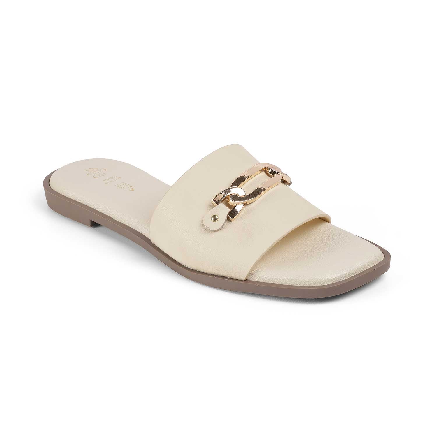 Tresmode Minna Cream Women's Dress Flats