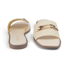 Tresmode Minna Cream Women's Dress Flats